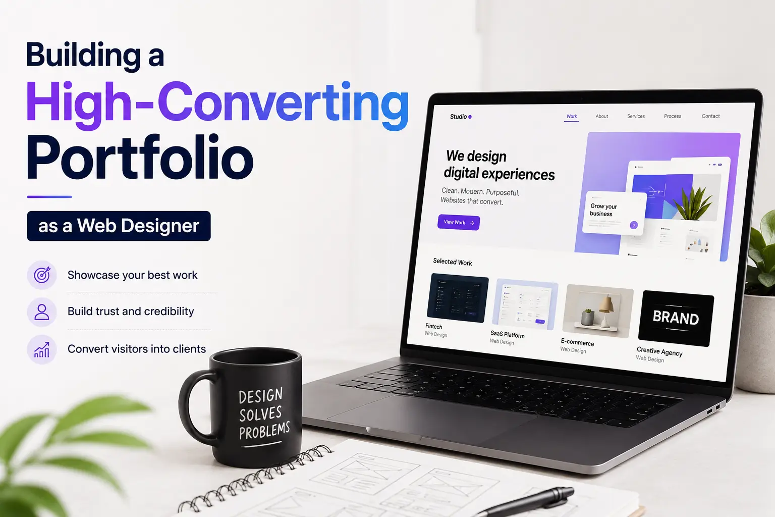 Building a High-Converting Portfolio as a Web Designer